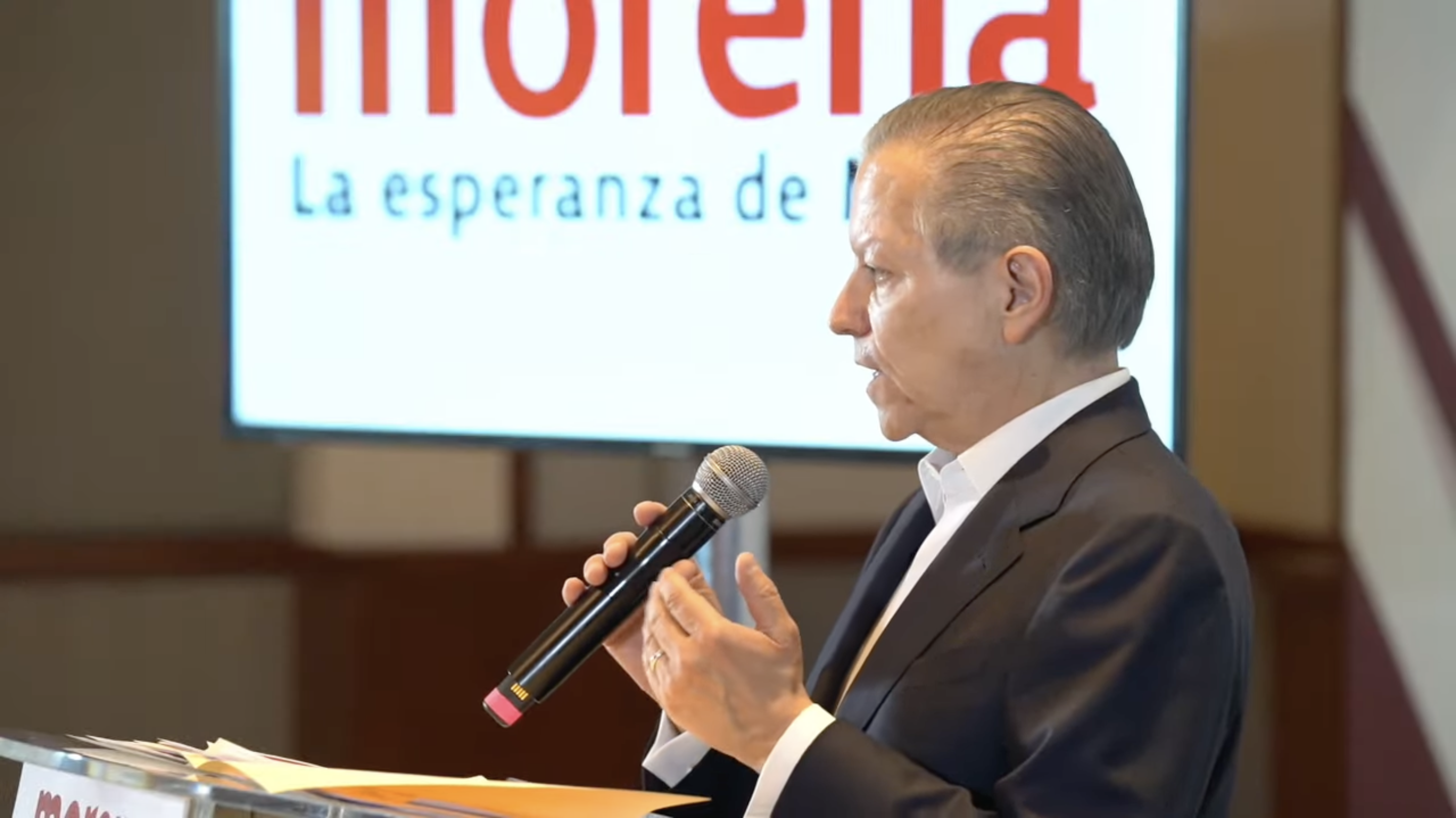 Arturo Zaldívar en conferencia de prensa del 16 de septiembre de 2024